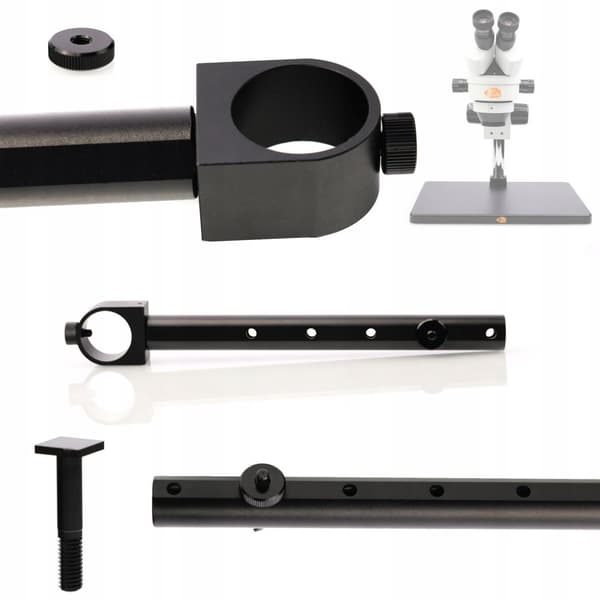 Rosfix Mercury Pro MSMP-T-PS1 mikroskopsæt + Aquarius PRO KMAP-HDMI-USBC 8 kamera Plantes PRO-serien + 196 mm skærmholder + 8" skærm
