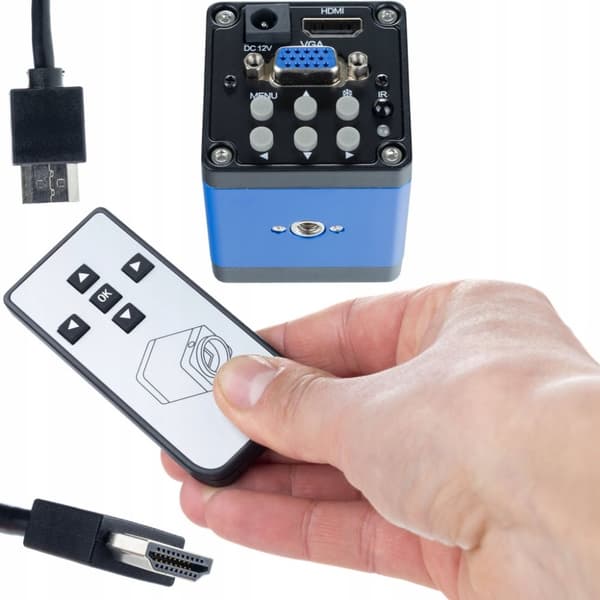 Rosfix Rosfix Earth Pro MCEP-0.5X digitalt mikroskop + Draco Blue PRO KMDBP-HDMI-VGA 2mp kamera + silikonemåtte (jernbase) 480x320 mm