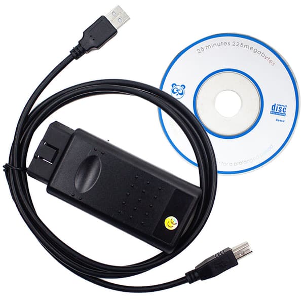 OBD2-koodinlukija, Real PIC18F458-siru, Flash Firmware, Opcom 2021, Real PIC18F458