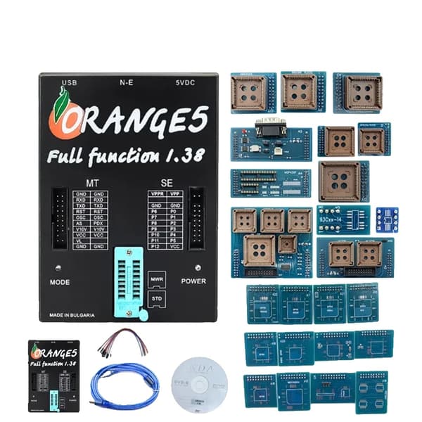 Orange5 Plus, Full Adapter Professional, Förbättrad Funktionsprogramvara, Röd Orange