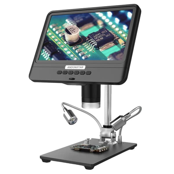 Digitaalinen mikroskooppi, 8,5 tuuman LCD-näyttö, 5X-1200X suurennos,AD208S akulla