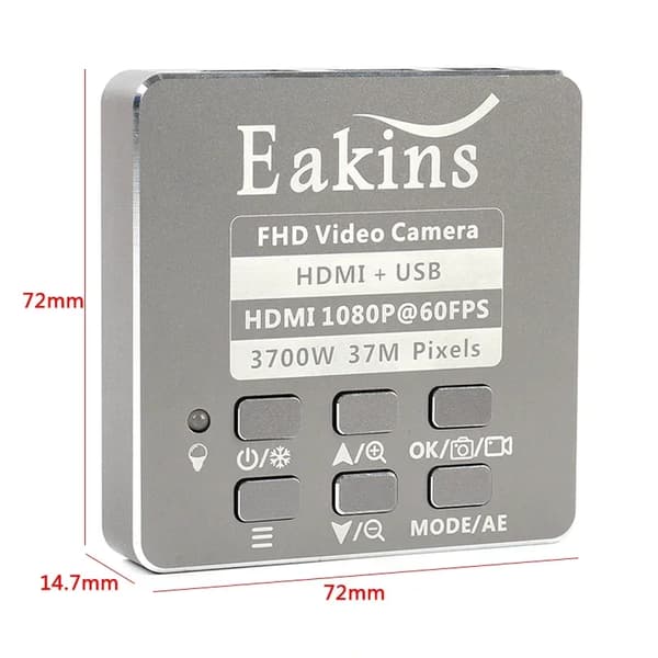 Digitaalinen HDMI USB -mikroskooppikamera, 300X suurennos, 37MP korkea resoluutio,300X