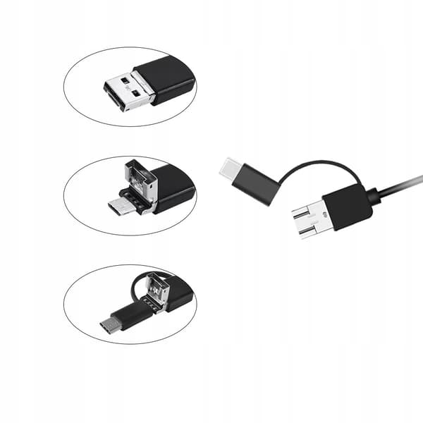 ENDOSKOPKAMERA 6xLED Inspektion ANDROID PC