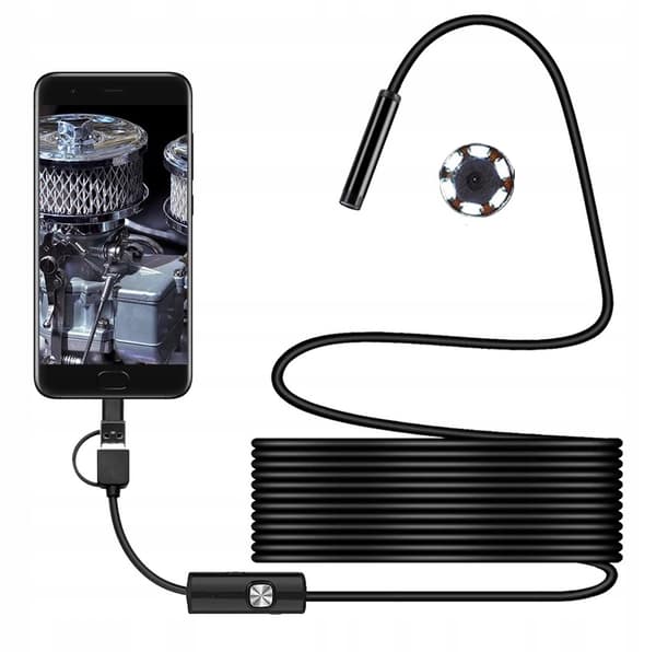 ENDOSKOPKAMERA 6xLED Inspektion ANDROID PC