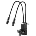 Miniatyrbillede 2 af 2: Mikroskop LED Gåsehalelys, 6W Effekt, 6500K Kold Hvid,2 i 1-a