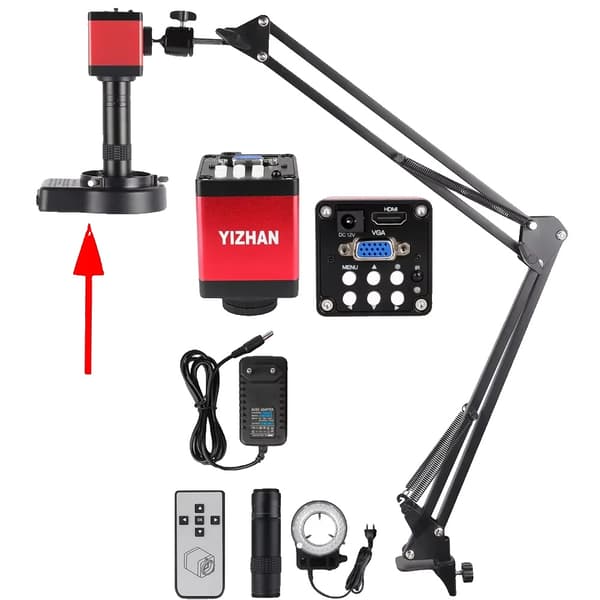 Digital Mikroskop, 150X Zoomlins, HDMI Högupplöst Utgång,XVH2003 13MP Set