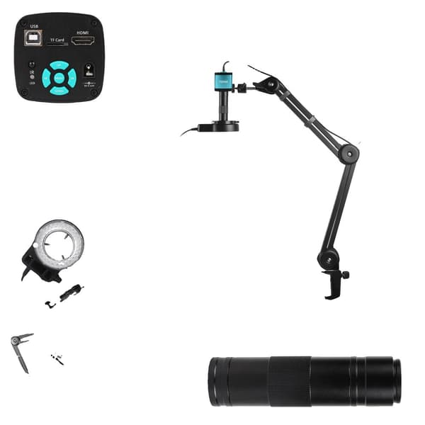 Digitalt Mikroskop, 48MP HDMI Kamera, 150x Zoomkapacitet,SONY 327 XHU4002