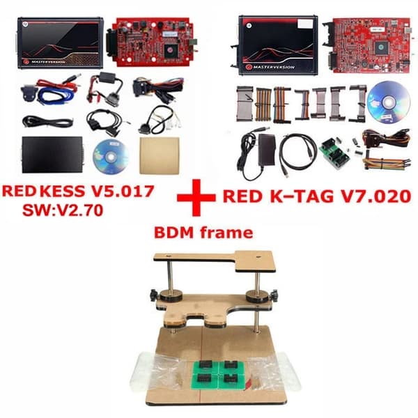 ECU Programmer Værktøj, Ubegrænsede Tuning Muligheder, OBD2 Kompatibilitet, KESS KTAG 22 ADAPTER