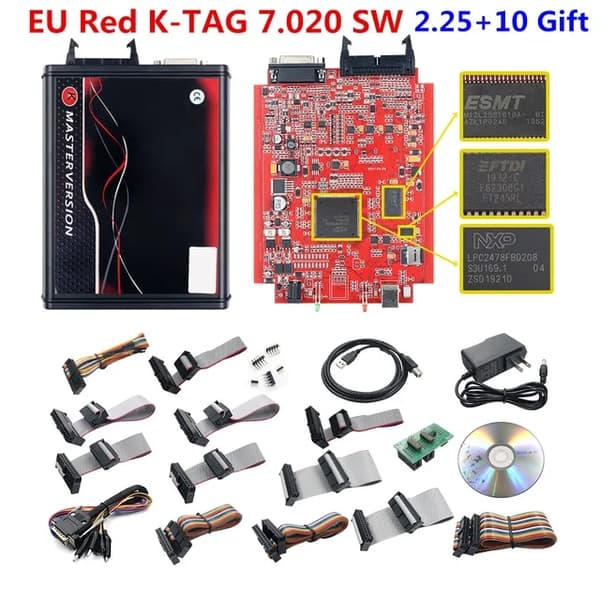 ECU Programmer Værktøj, Ubegrænsede Tuning Muligheder, OBD2 Kompatibilitet, KESS KTAG 22 ADAPTER