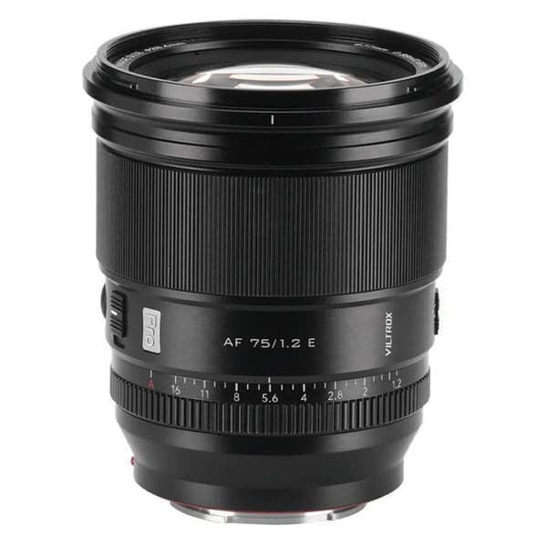 Objektiv APS-C - VILTROX - XF-75 F1.2 AF PRO - Bländare F1.2 - Automatisk fokus - Sony E-fäste Svart