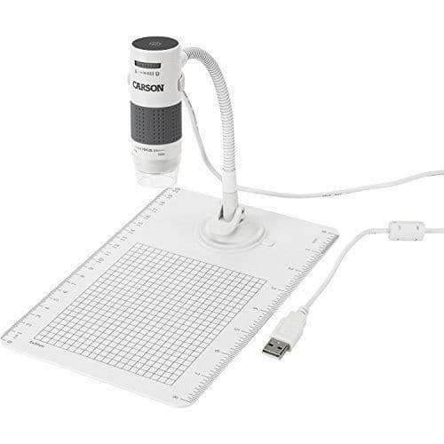 Carson eFlex LED-upplyst digitalt USB-mikroskop med flexibelt stativ och bas - MM-840