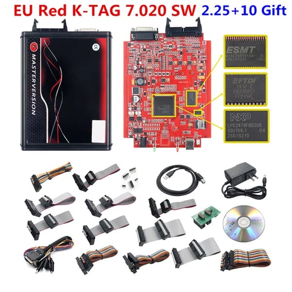 ECU-ohjelmointityökalu, rajattomat viritysvaihtoehdot, OBD2-yhteensopivuus, K-TAG V7020