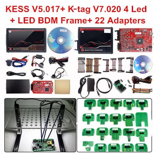 ECU-ohjelmointityökalu, rajattomat viritysvaihtoehdot, OBD2-yhteensopivuus, KESS KTAG 22 ADAPTER