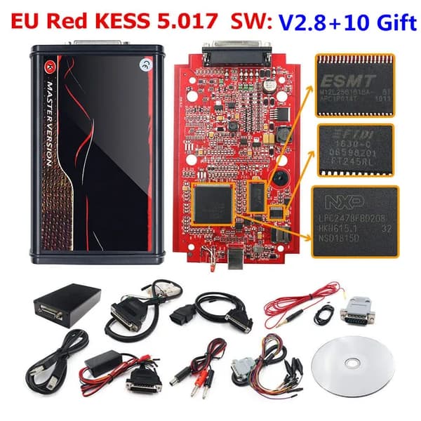ECU-ohjelmointityökalu, rajattomat viritysvaihtoehdot, OBD2-yhteensopivuus, KESS V5017