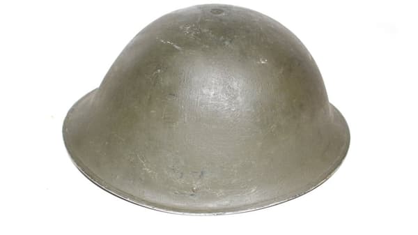 BRITTISK M44 (MK III) WW2 ORIGINAL STÅLHJÄLM