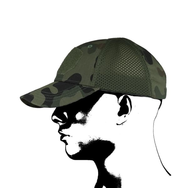 MESH Baseball Camo -lippis WZ93 pantteri PL metsänharmaa