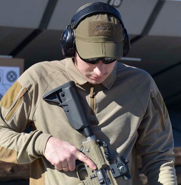 Hopfällbar basebollkeps Helikon - PL Woodland WZ93