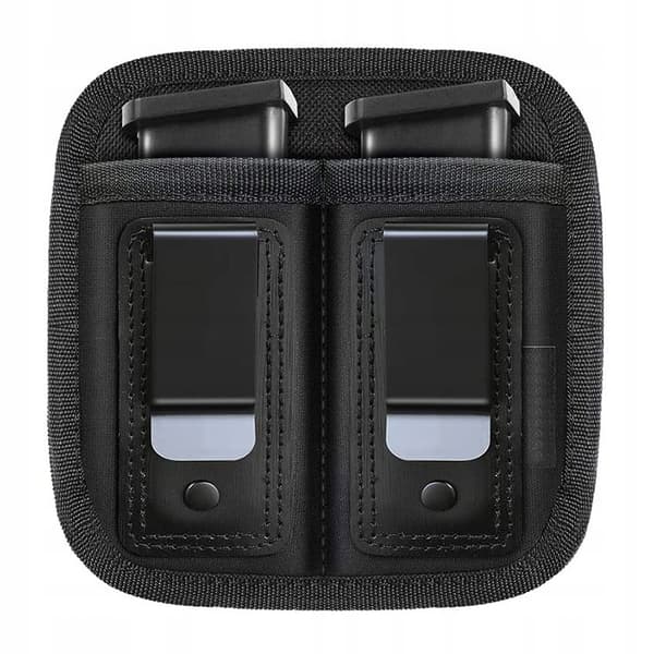 PISTOLMAGASINPOSE 9 mm BUKSEBÆLTE NYLON DOBBELT GLOCK