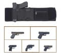 Miniatyrbild 3 av 11: Bälteshölster upp till 110 cm för en pistol Universal och magasin Starkt kardborreband