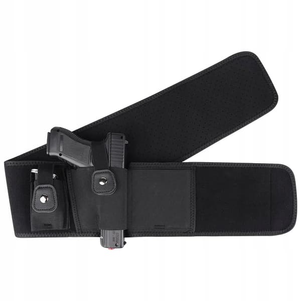Bæltehylster op til 110 cm til en pistol. Universal og magasin. Stærk velcro.