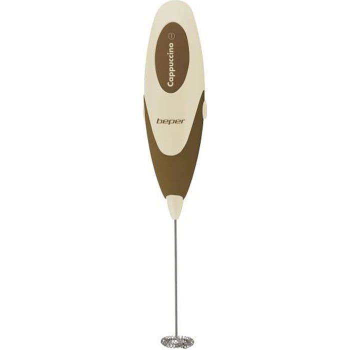 BEPER 90349 Mjölkskummare för Cappuccino - Batteridriven