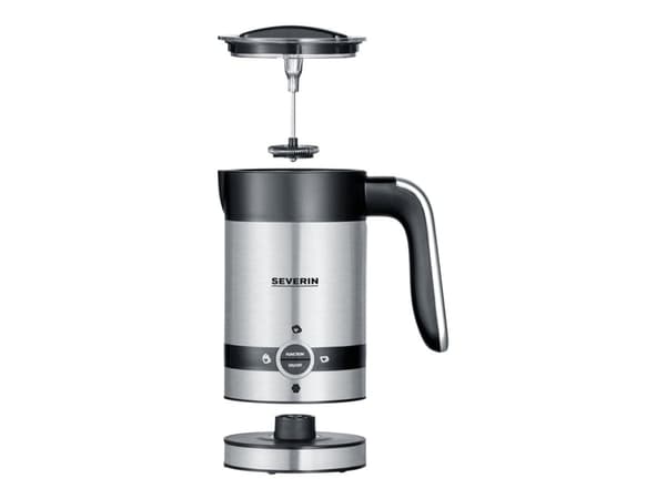 SEVERIN SM3584 - Mjölkskummare - 0.2 liter - 450 W - mattsvart/borstat rostfritt stål