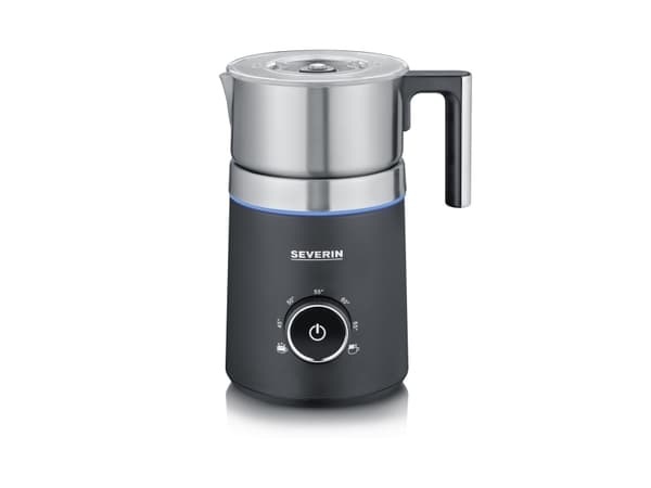SEVERIN SM 3586 Spuma 700 - Mjölkskummare - 0.7 liter - 500 W - borstat stål/svart