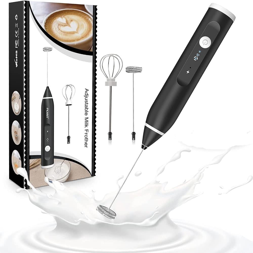 Mjölkskummare med visp