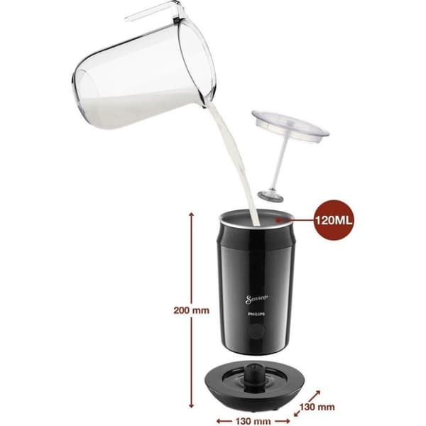 Philips CA6500/60 SENSEO Milk Twister Mælkeskummer Sort