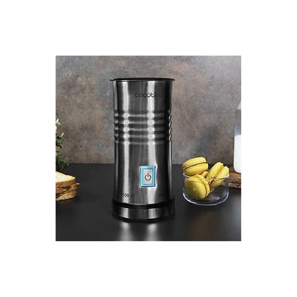 Cecotec 500-W milk frother with 3 operating modes.