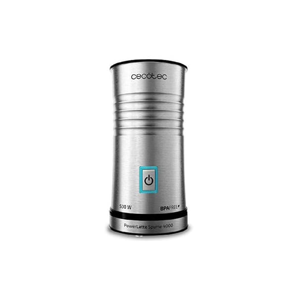 Cecotec 500-W milk frother with 3 operating modes.