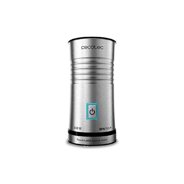 Cecotec Power Latte Spume 4000 Mjölkskummare Kapacitet på 240 ml, för alla typer av mjölk, Uppvärmningsfunktion, Base 360 C, 500 W.