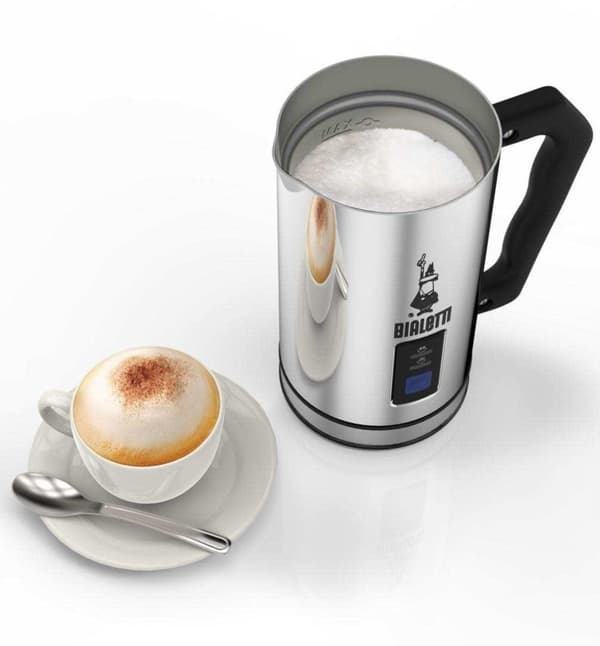 Bialetti MK01 automaattinen maidonvaahdotin, ruostumatonta terästä