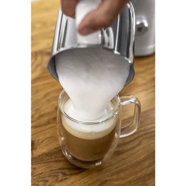 Mjölkskummare - ZWILLING - 53104-000-0 - Silver - 220-240 V - Automatisk avstängning
