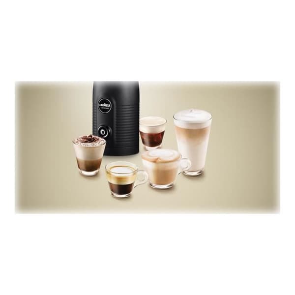 Lavazza A Modo Mio MilkEasy Mjölkskummare - Varm/Kall Mjölkskum och Återuppvärmningsfunktion - 180 ml - Svart