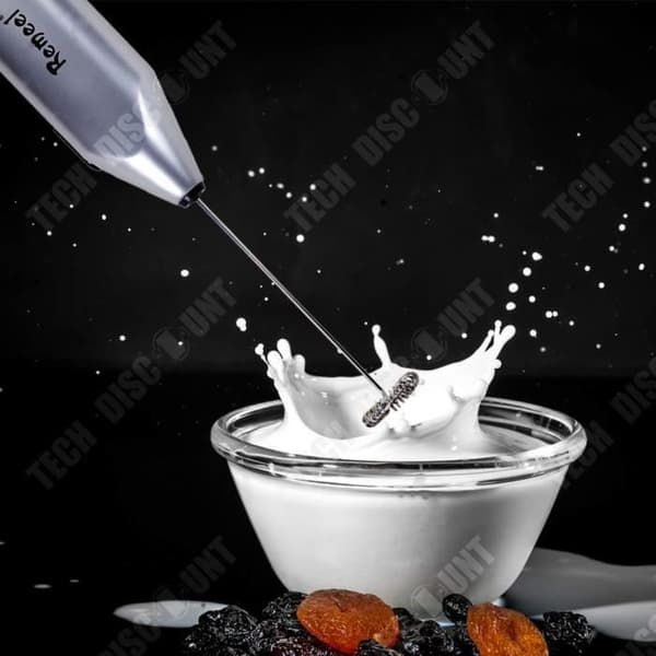 TD® Manuell elektrisk mjölkskummare nespresso cappuccino mixer kaffe portabel visp mini visp pistol svängande huvud kök