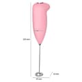 Miniatyrbild 4 av 5: Mjölkskummare - Clatronic - MS 3089 - Rosa - Soft-touch hölje - Batteridrift