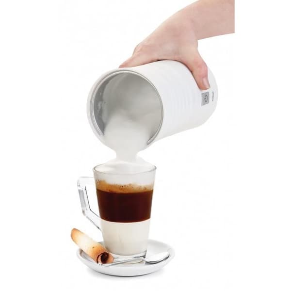 Elektrisk mjölkskummare - LACOR - 500W - 115ml - Vit - 3 funktioner