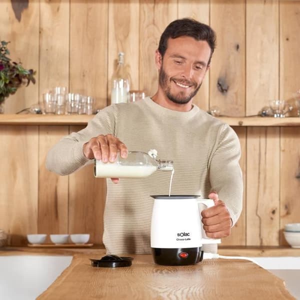 Solac MH9100 Choco-latte mjölkskummare - 250W - 1L kapacitet - Anti-kräm filter