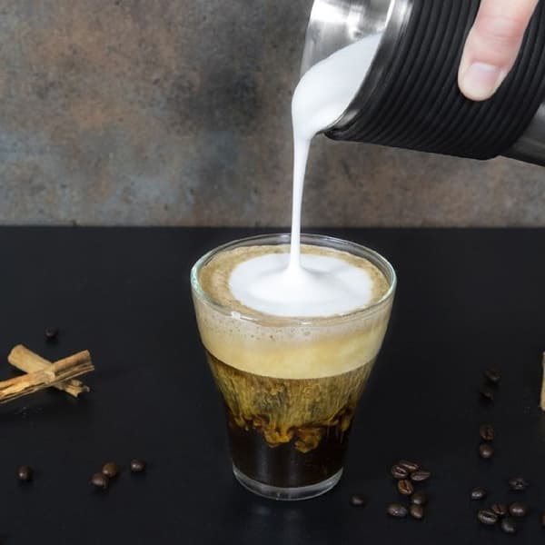 Cecotec Power Moca Spume 5000 Mjölkskummare 400ml, Diskmaskinssäker karaff, alla typer av mjölk, Skumfunktion vid F