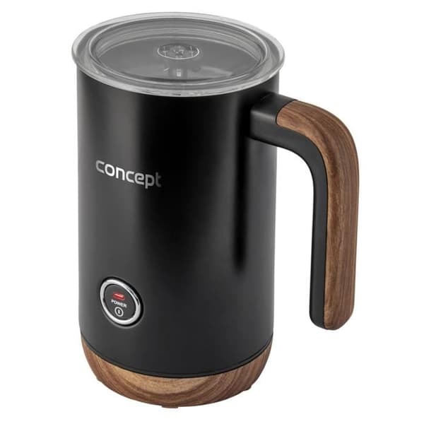 Concept Nordic NM4101 500W mjölkskummare, rostfritt stål, svart färg