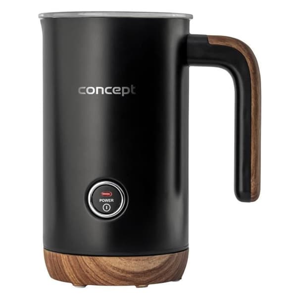 Concept Nordic NM4101 500W mjölkskummare, rostfritt stål, svart färg