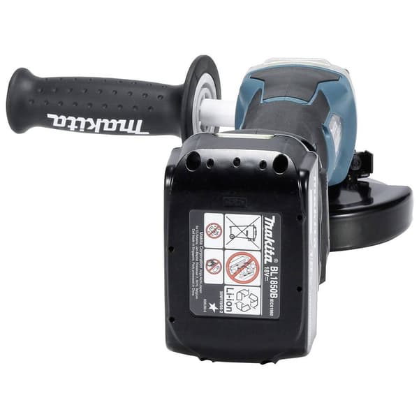 Makita DGA517RTJ Vinkelslip batteridriven 125 mm inkl. 2x batterier, inkl. laddare 18 V 5 Ah