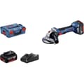 Miniatyrbild 1 av 4: Bosch Professional GWS 18V-7 06019H9005 Vinkelslip batteridriven 125 mm inkl. 2x batterier, inkl. väska 18 V 4.0 Ah