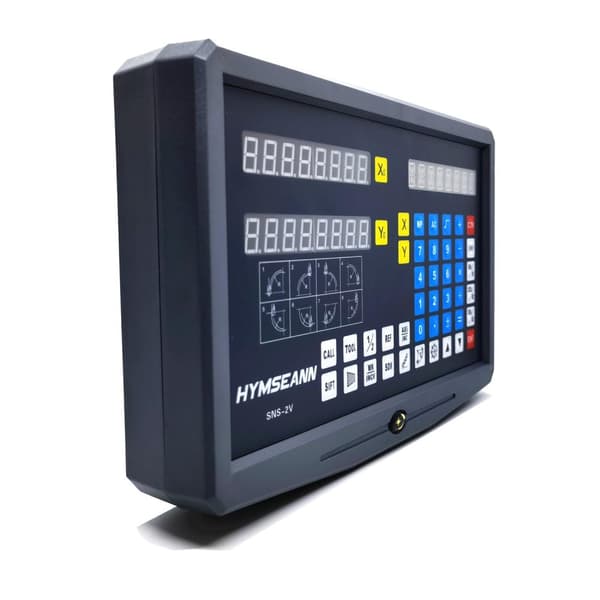 2-axlig DRO digital avläsningskit med 2st 0,005 mm linjära skalor (valfri längd inom 1000 mm)