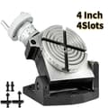 Miniatyrbild 2 av 7: 100mm multipurpose 4-slits horisontell och vertikal roterande bord,hög precision