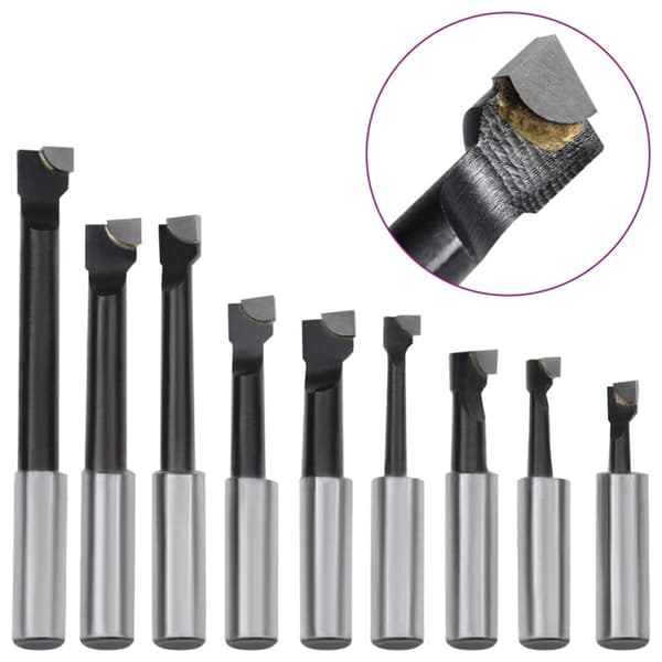 vidaXL Borrverktygssats 15 delar 50 mm borrchuck MT2-F1-12 -  Fräsmaskiner