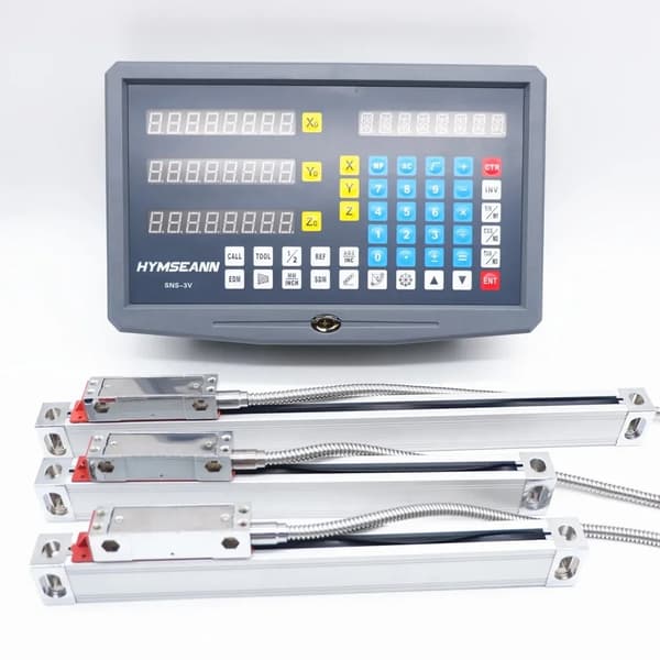 Fräsmaskin, DRO Digital avläsningssats, Linjärskala kodare, SNS-3V display