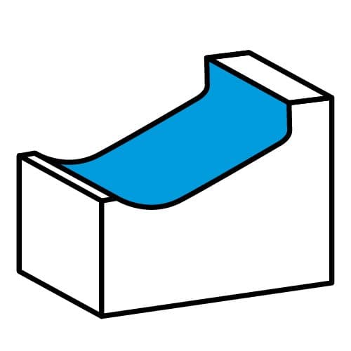 HM metallileikkuri, tyyppi H (liekki), 12 x 32 mm, varsi 6 x 45 mm