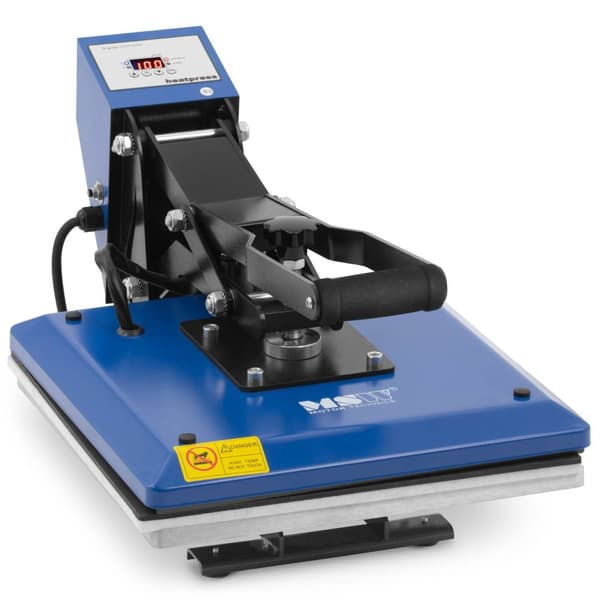 Transferpress - 38 x 38 cm - Upp till 250 °C - LCD-display - Timer - MSW